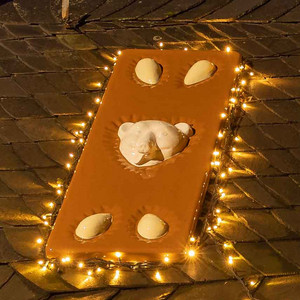 Lebkuchen mit Bär/Verzierung