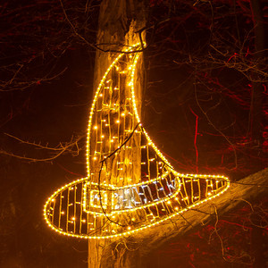 Hut 2D mit Lichtpunkten