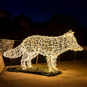 Fuchs 3D 1,4m mit Lichtpunkten