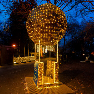Heißluftballon gold