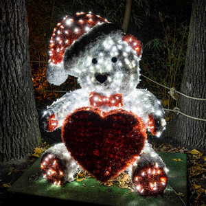 Teddy mit Herz u. Kunttanne