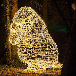 Biber 3D 2m mit Lichtpunkten