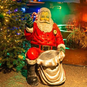 Santa mit Sack