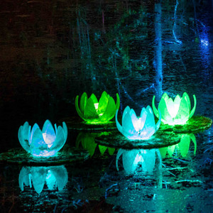 Lotus Blüte LED RGB pro 10 Stk